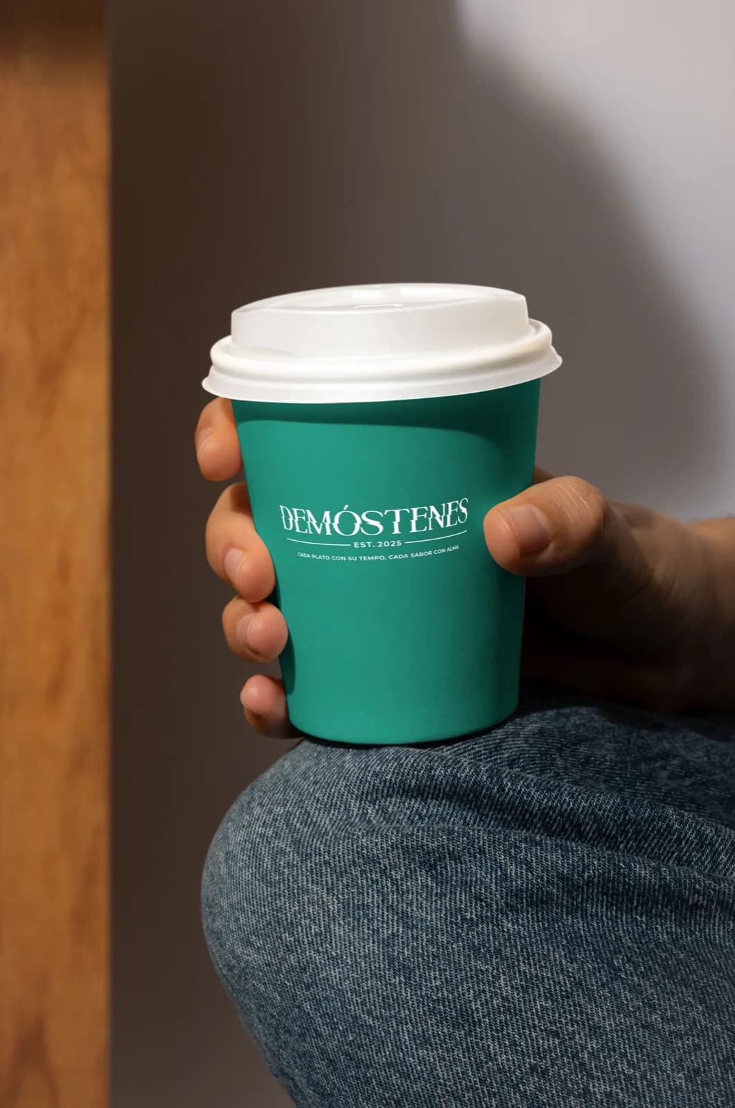 Vaso de café Demóstenes en Aqua Perla